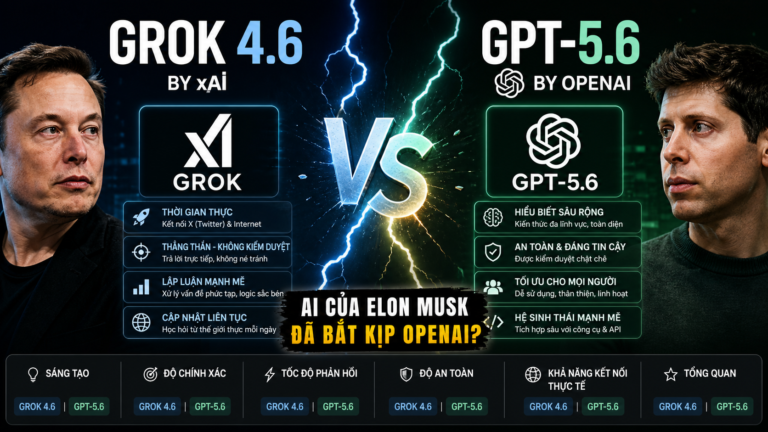 Grok 4.6 vs GPT-5.6 Sol: AI Của Elon Musk Đã Bắt Kịp OpenAI?