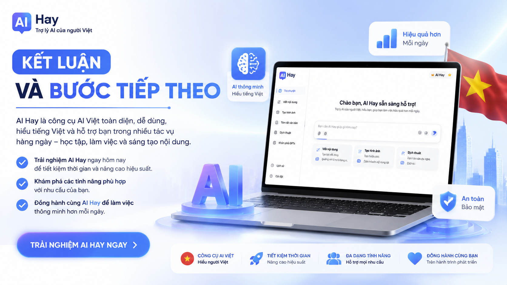 Kết luận và bước tiếp theo - AI Hay là gì