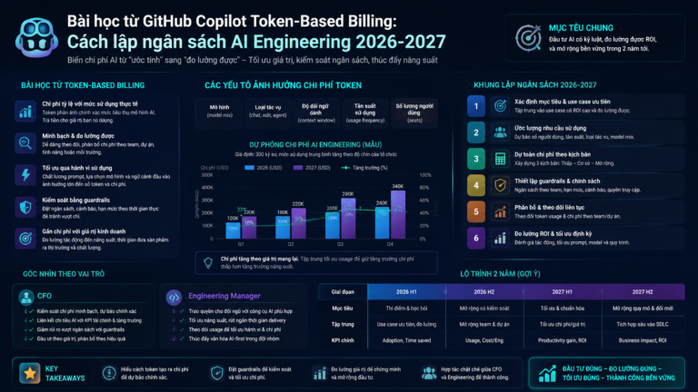 Bài học từ GitHub Copilot Token-Based Billing: cách lập ngân sách AI Engineering 2026-2027 cho CFO và Engineering Manager - GitHub Copilot