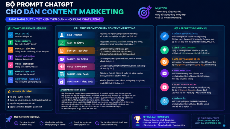 Bộ prompt ChatGPT cho dân content marketing hiệu quả nhất - prompt ChatGPT content
