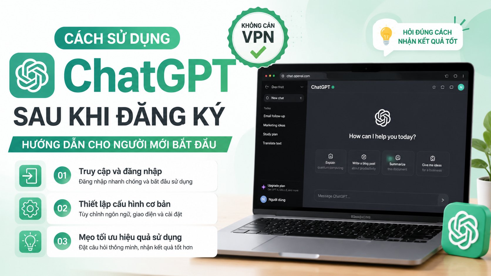 Cách sử dụng ChatGPT sau khi đăng ký Cách sử dụng ChatGPT sau khi đăng ký - đăng ký chatgpt