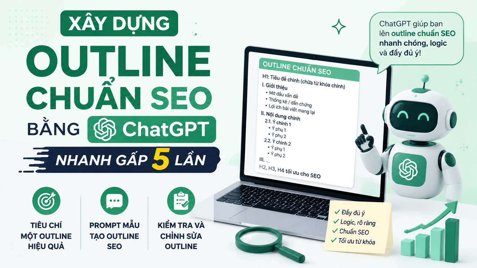 Xây dựng outline chuẩn SEO bằng ChatGPT - viết content bằng chatgpt