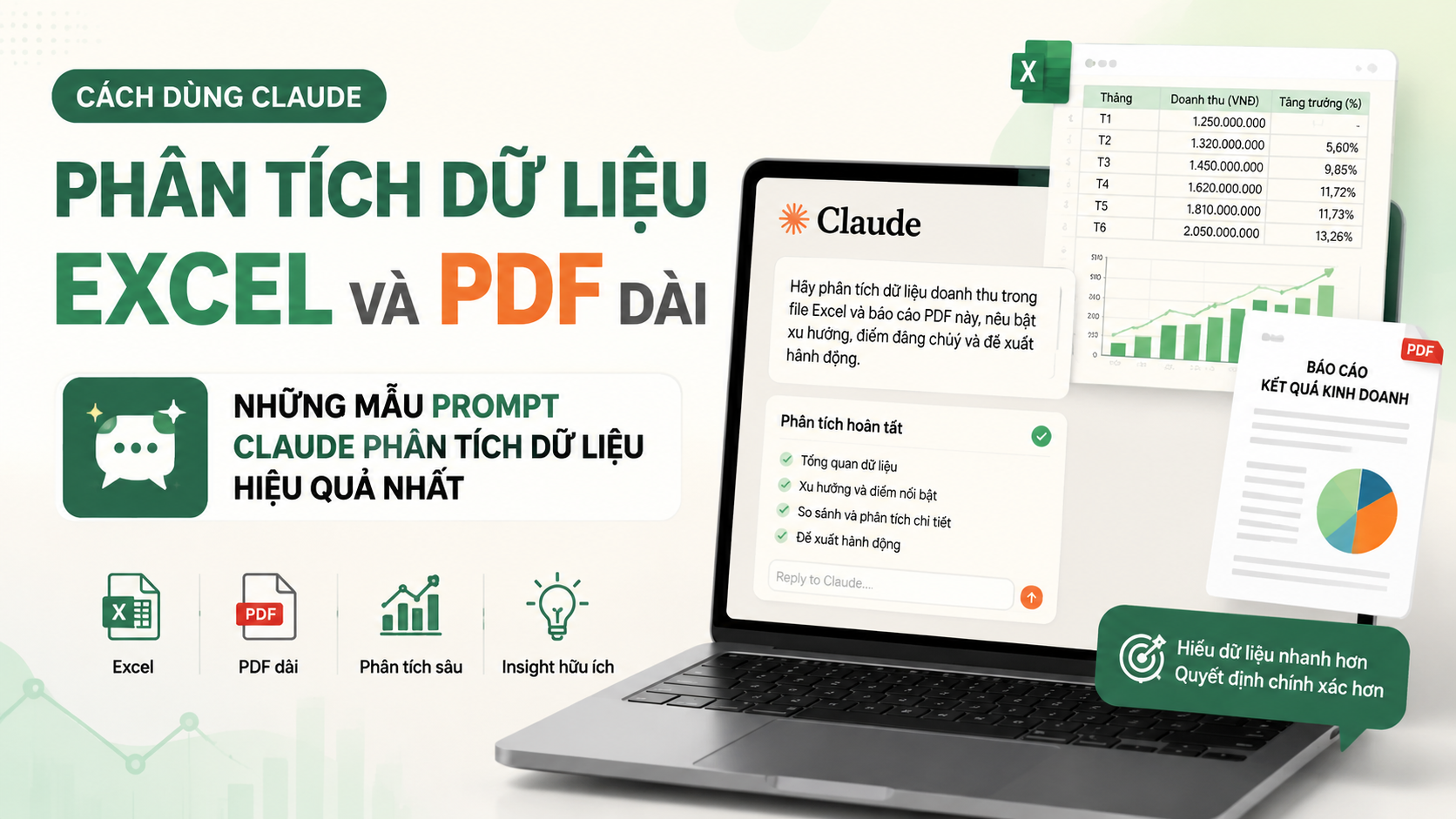 Những mẫu prompt Claude phân tích dữ liệu hiệu quả nhất - claude phân tích dữ liệu
