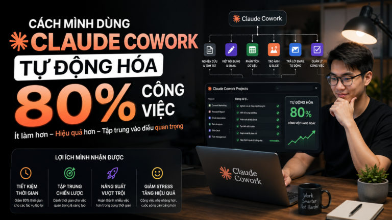 Cách Mình Dùng Claude Cowork Tự Động Hóa 80% Công Việc - Claude Cowork
