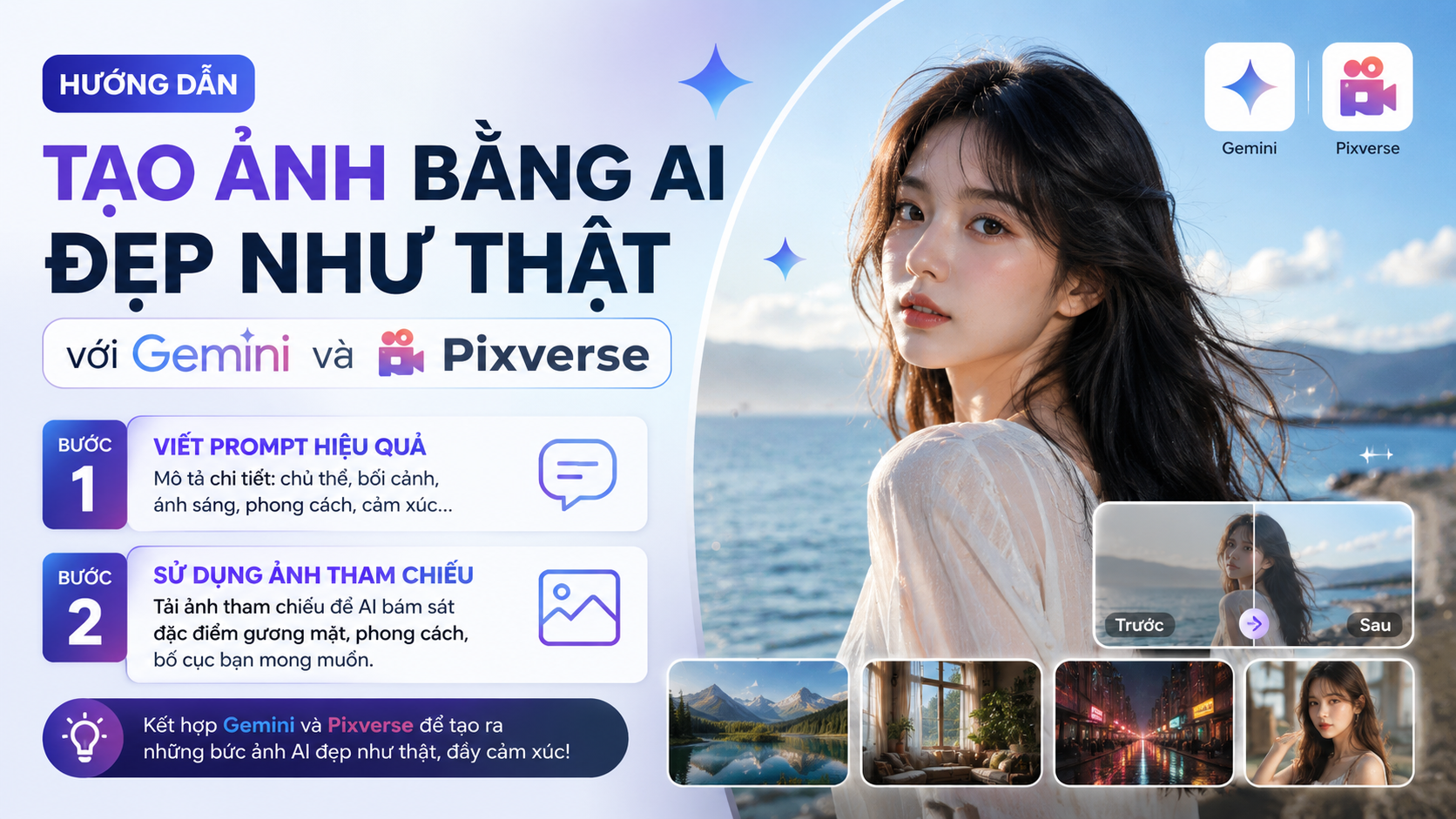 Hướng dẫn tạo ảnh bằng AI với Gemini - cách tạo ảnh bằng AI