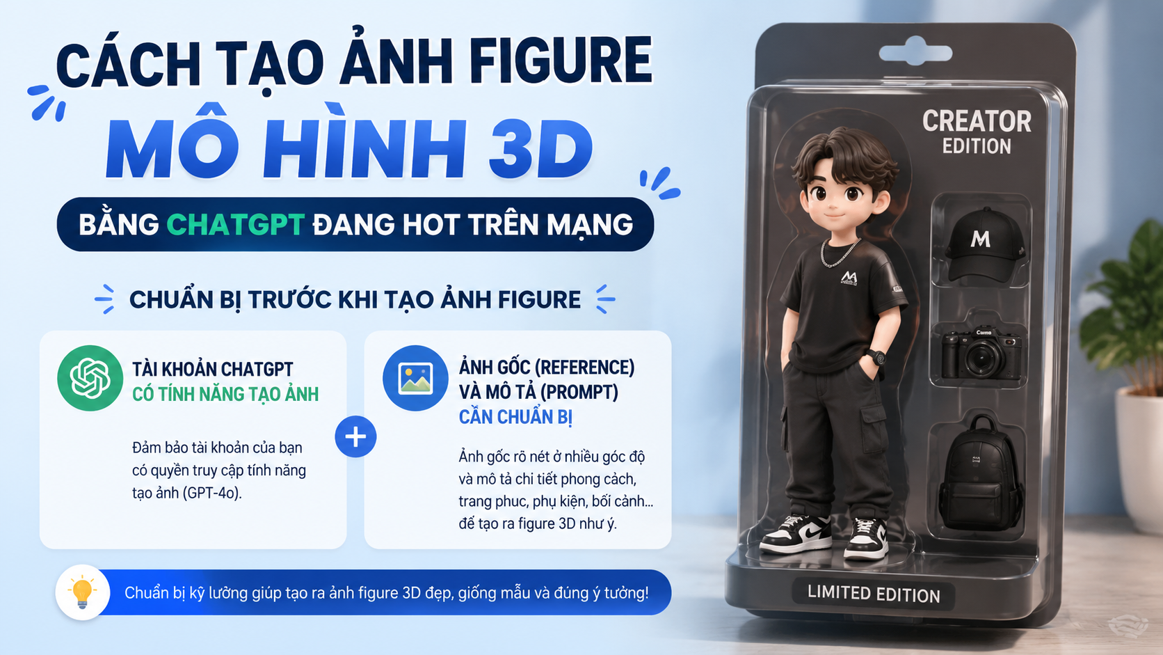 Chuẩn bị trước khi tạo ảnh figure bằng ChatGPT - tạo ảnh figure bằng chatgpt