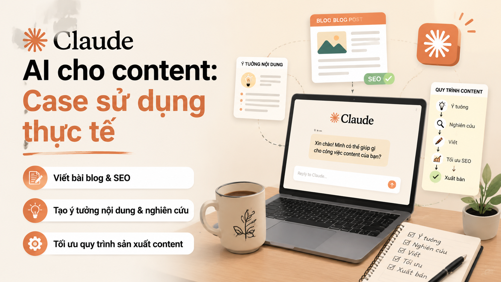 Claude AI cho content: Case sử dụng thực tế Claude AI cho content: Case sử dụng thực tế - claude ai cho content