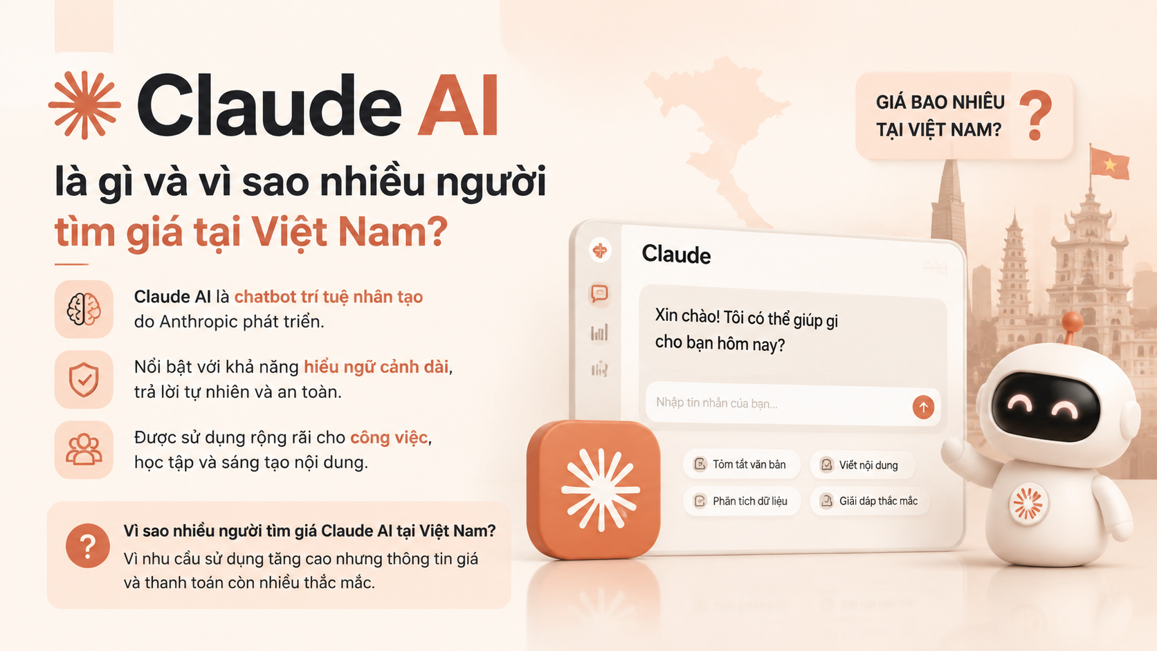 Claude AI là gì và vì sao nhiều người tìm giá tại Việt Nam? - claude ai giá bao nhiêu tiền việt