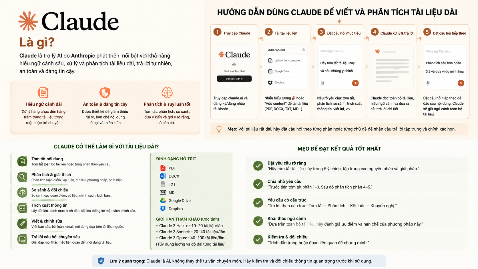 Claude AI là gì? Hướng dẫn dùng Claude viết và phân tích tài liệu dài - Claude AI là gì