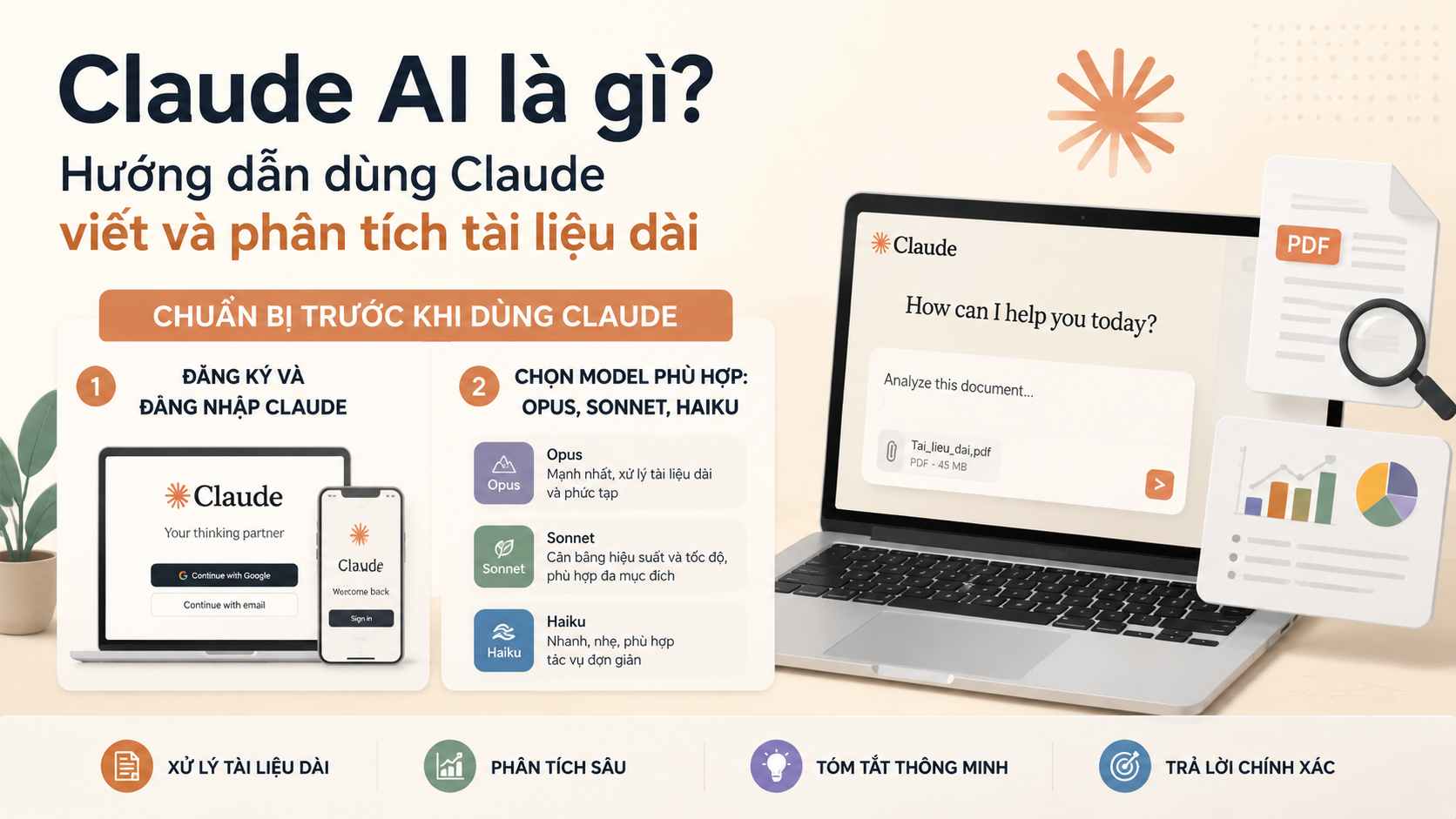 Chuẩn bị trước khi dùng Claude - Claude AI là gì