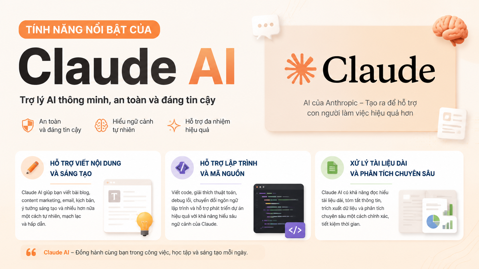 Tính năng nổi bật của Claude AI - claude ai là gì