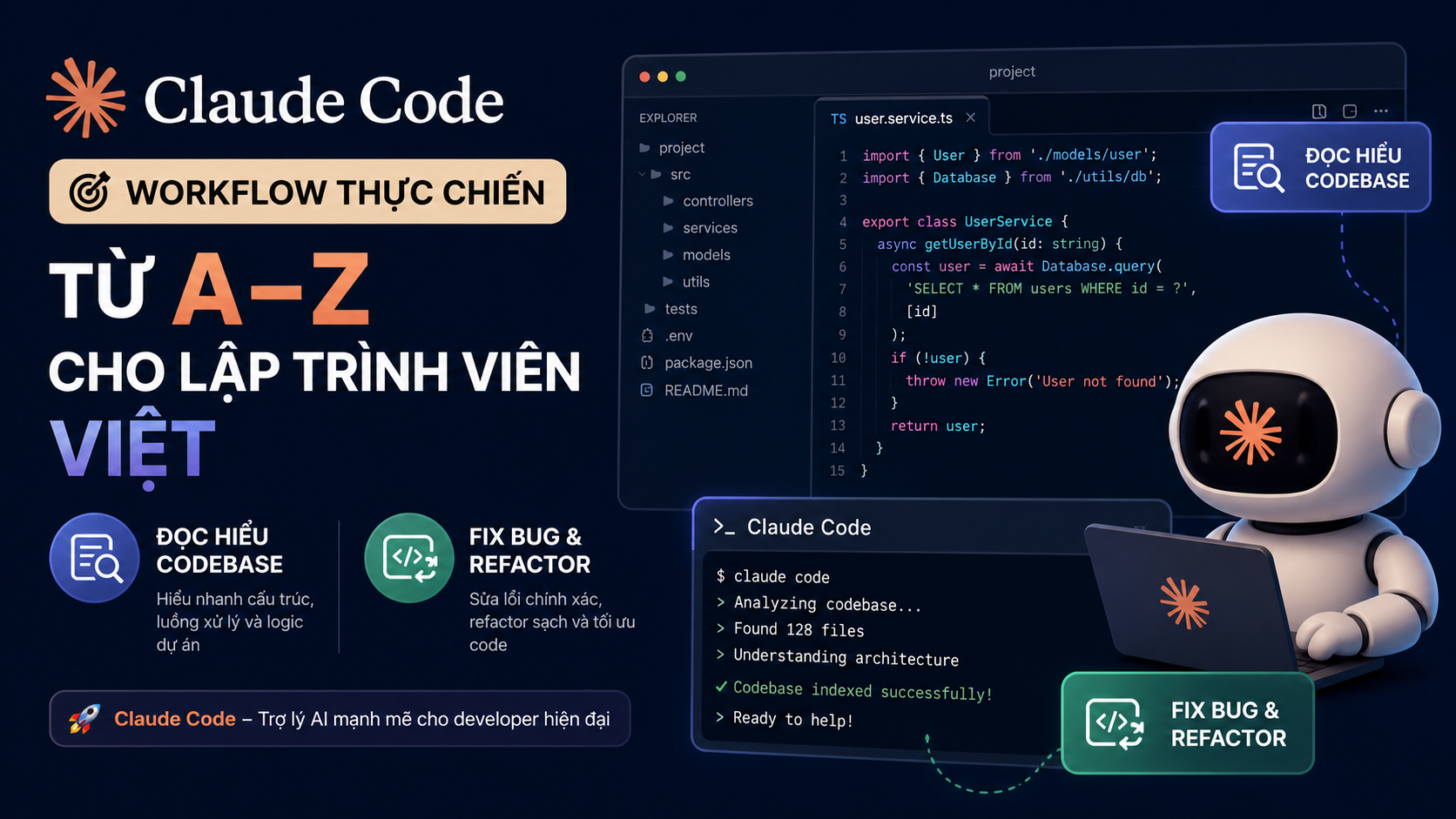 Workflow thực chiến với Claude Code - claude code cho dev