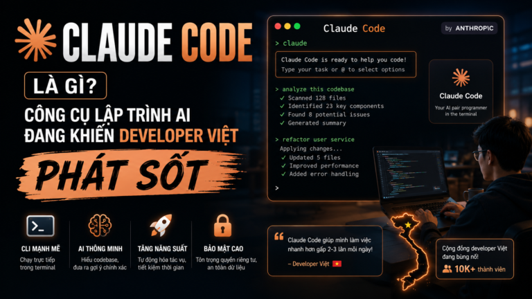 Claude Code là gì? Công cụ lập trình AI đang khiến developer Việt phát sốt - Claude Code là gì? Công cụ lập trình AI đang khiến developer Việt phát sốt