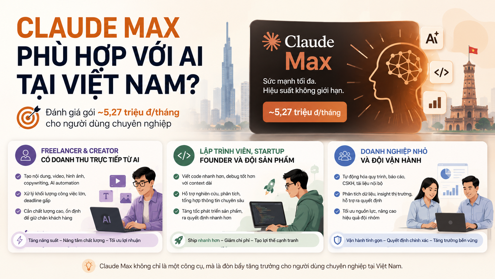 Claude Max phù hợp với ai tại Việt Nam? Claude Max phù hợp với ai tại Việt Nam? - claude max có đáng tiền không