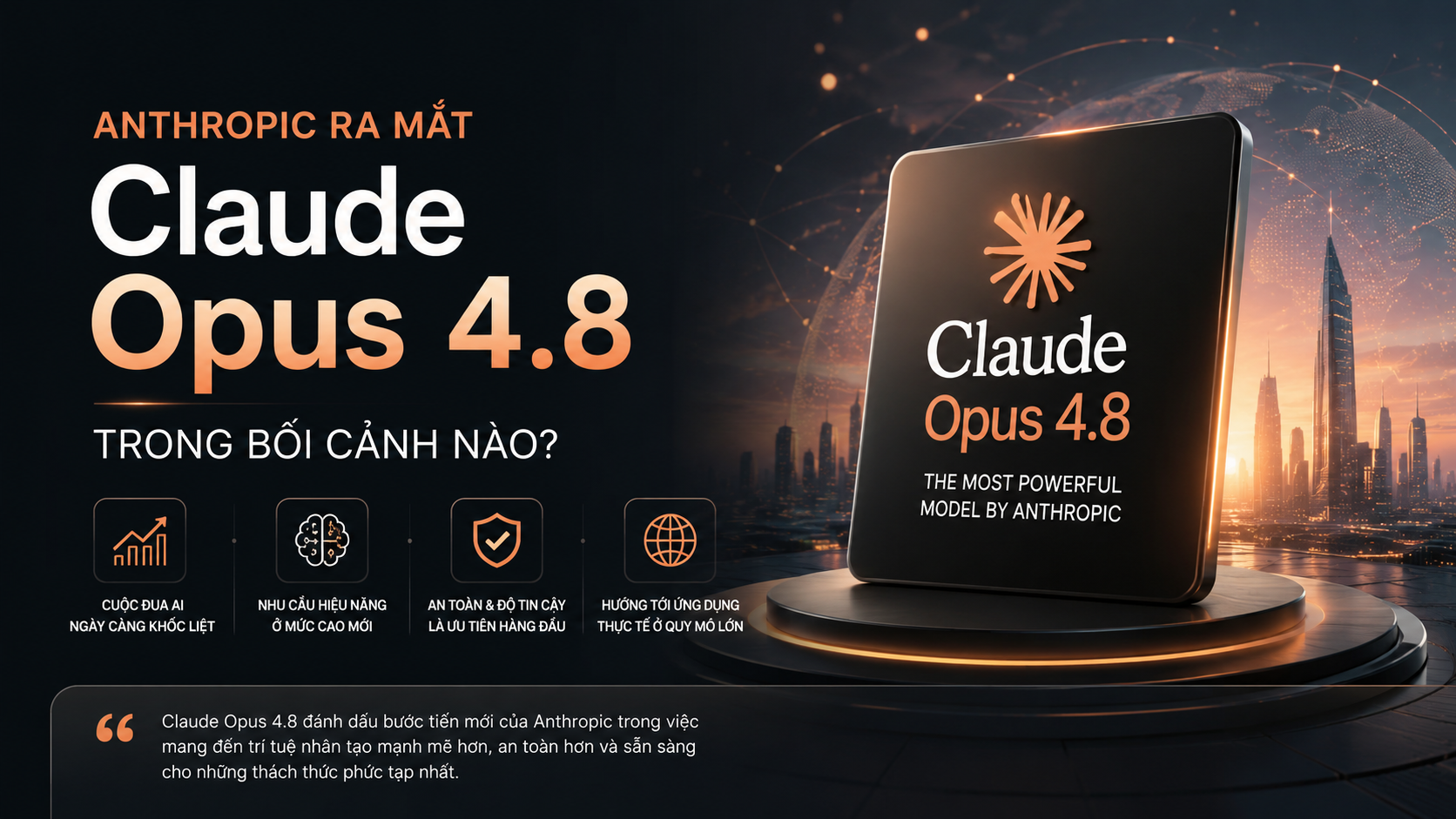 Anthropic ra mắt Claude Opus 4.8 trong bối cảnh nào? - claude opus 4.8