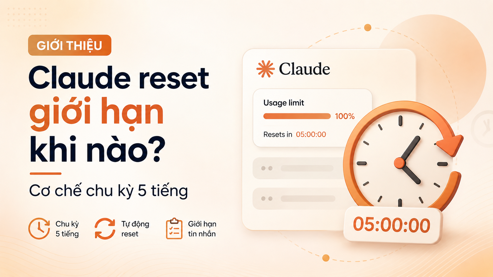 Giới thiệu - claude reset quota khi nào