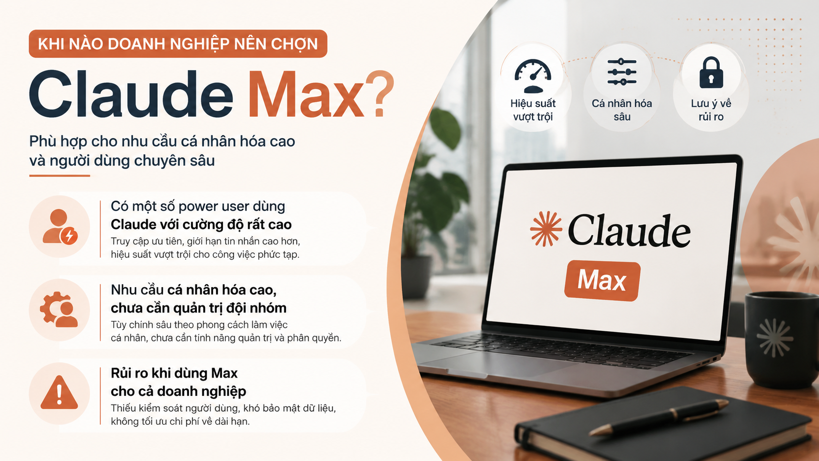 Khi nào doanh nghiệp nên chọn Claude Max? - claude team vs max
