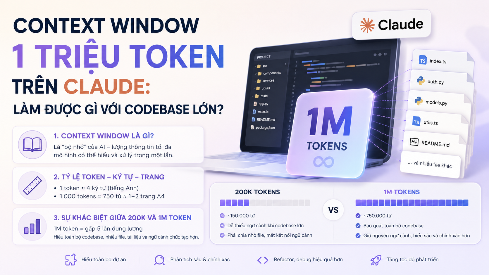 Context window là gì? - context window claude 1m token