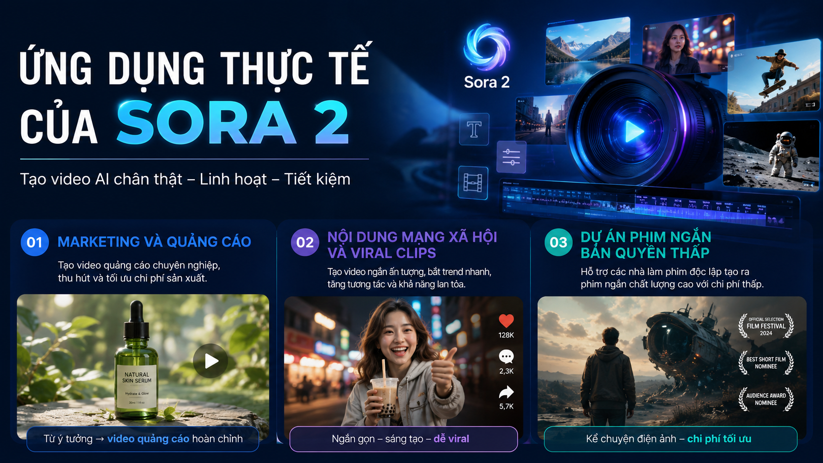 Ứng dụng thực tế của Sora 2 Ứng dụng thực tế của Sora 2 - đánh giá sora