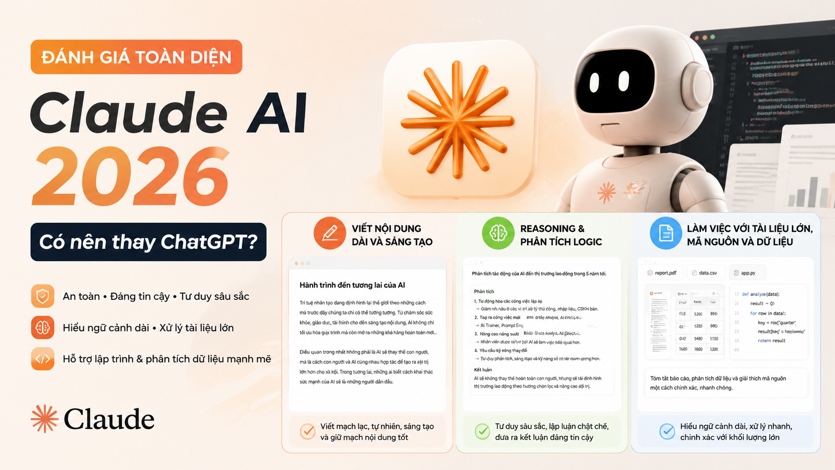 Đánh giá ưu điểm của Claude AI trong nhiều trường hợp - đánh giá claude ai