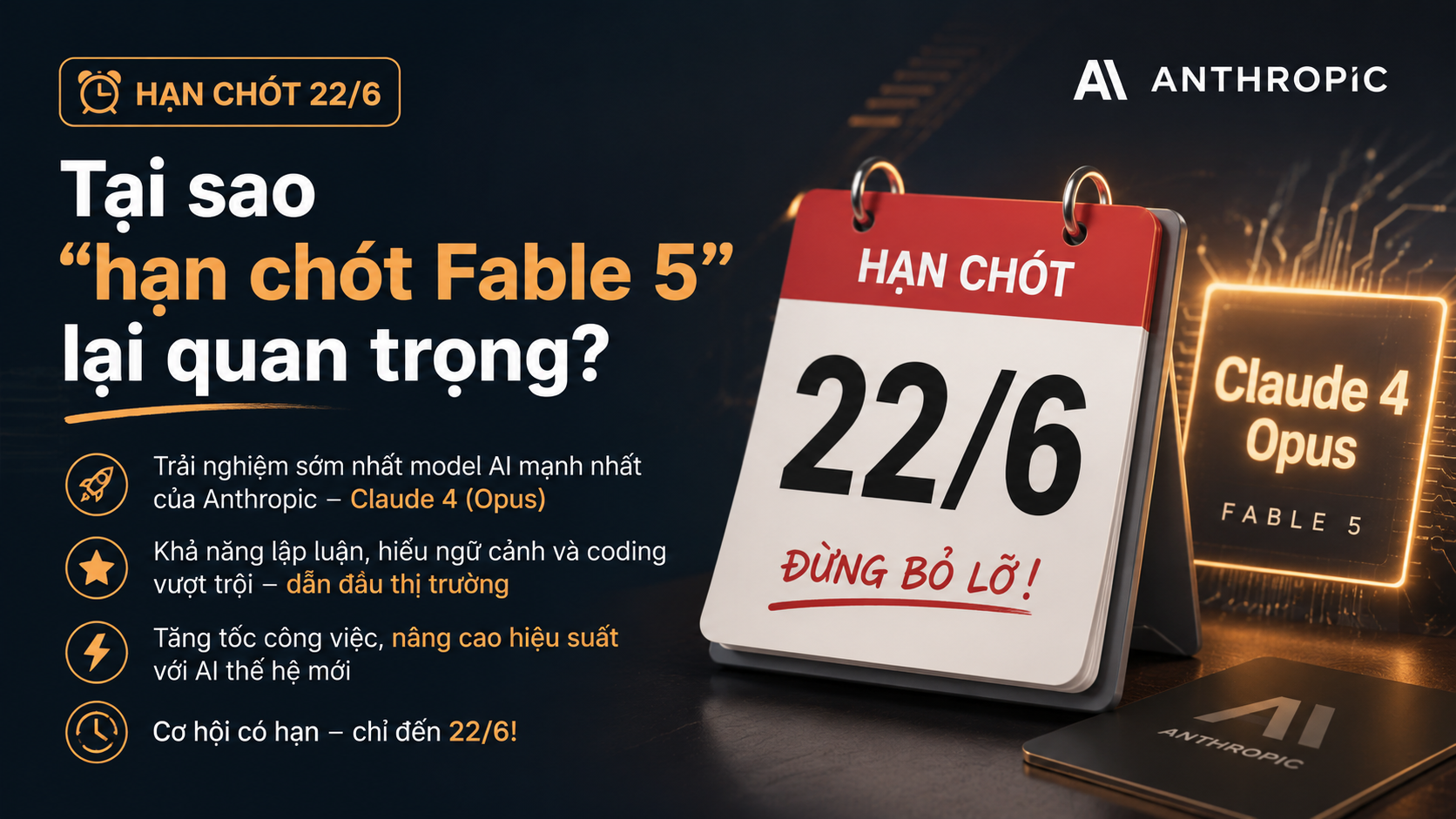 Tại sao "hạn chót Fable 5" lại quan trọng? - hạn chót Fable 5, trải nghiệm Claude Fable 5