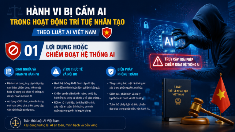 Hành vi bị cấm AI số 1: Lợi dụng hoặc chiếm đoạt hệ thống AI - hành vi bị cấm AI