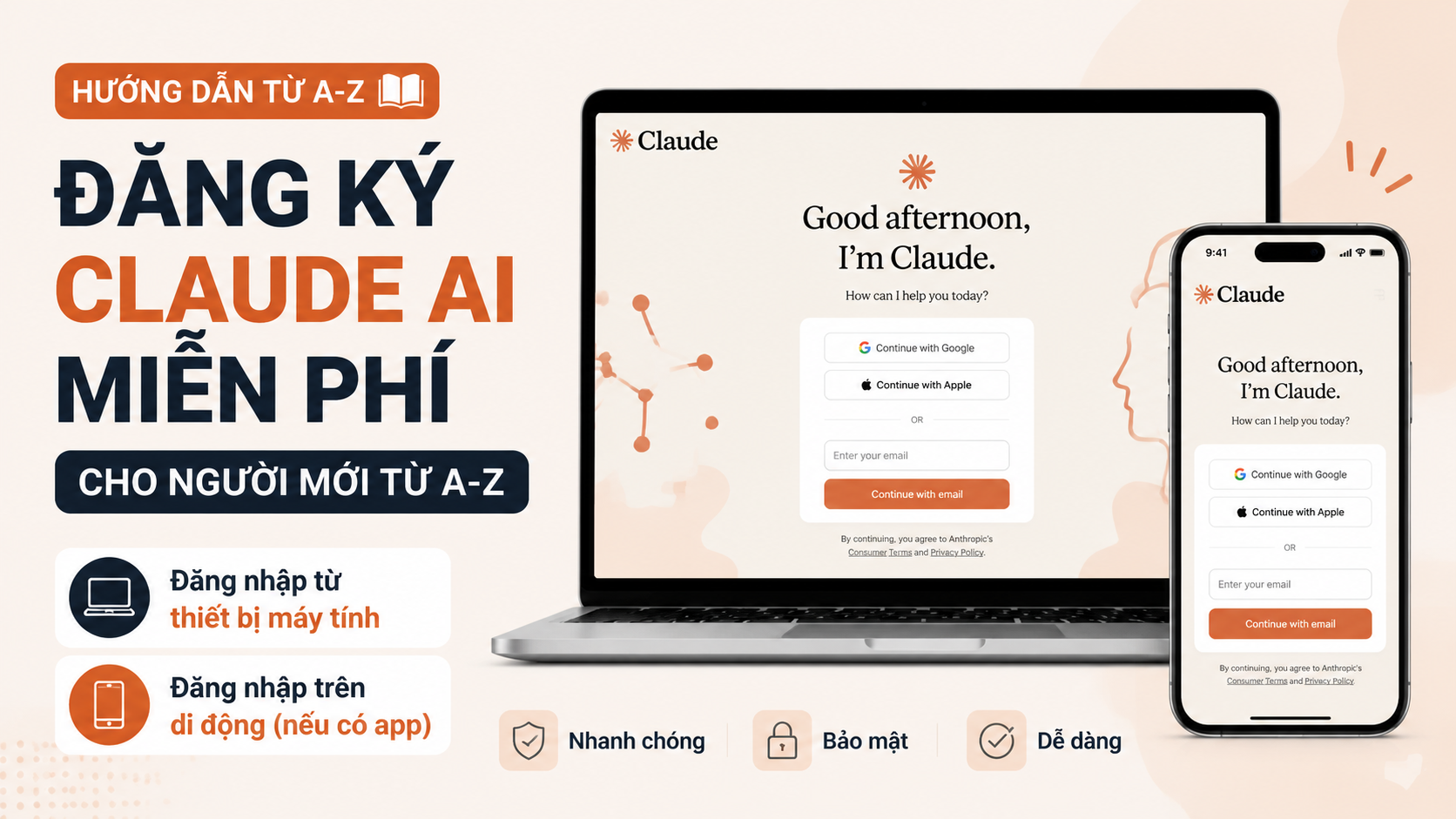 Cách đăng nhập và thiết lập tài khoản Claude AI lần đầu Cách đăng nhập và thiết lập tài khoản Claude AI lần đầu - cách đăng ký claude ai miễn phí