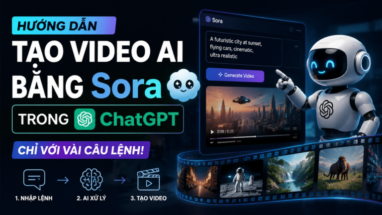 Hướng Dẫn Tạo Video AI Bằng Sora Trong ChatGPT Chỉ Với Vài Câu Lệnh - tạo video ai bằng sora