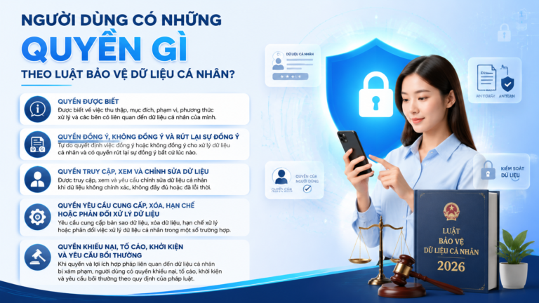 Người dùng có những quyền gì theo Luật bảo vệ dữ liệu cá nhân? - Luật bảo vệ dữ liệu cá nhân