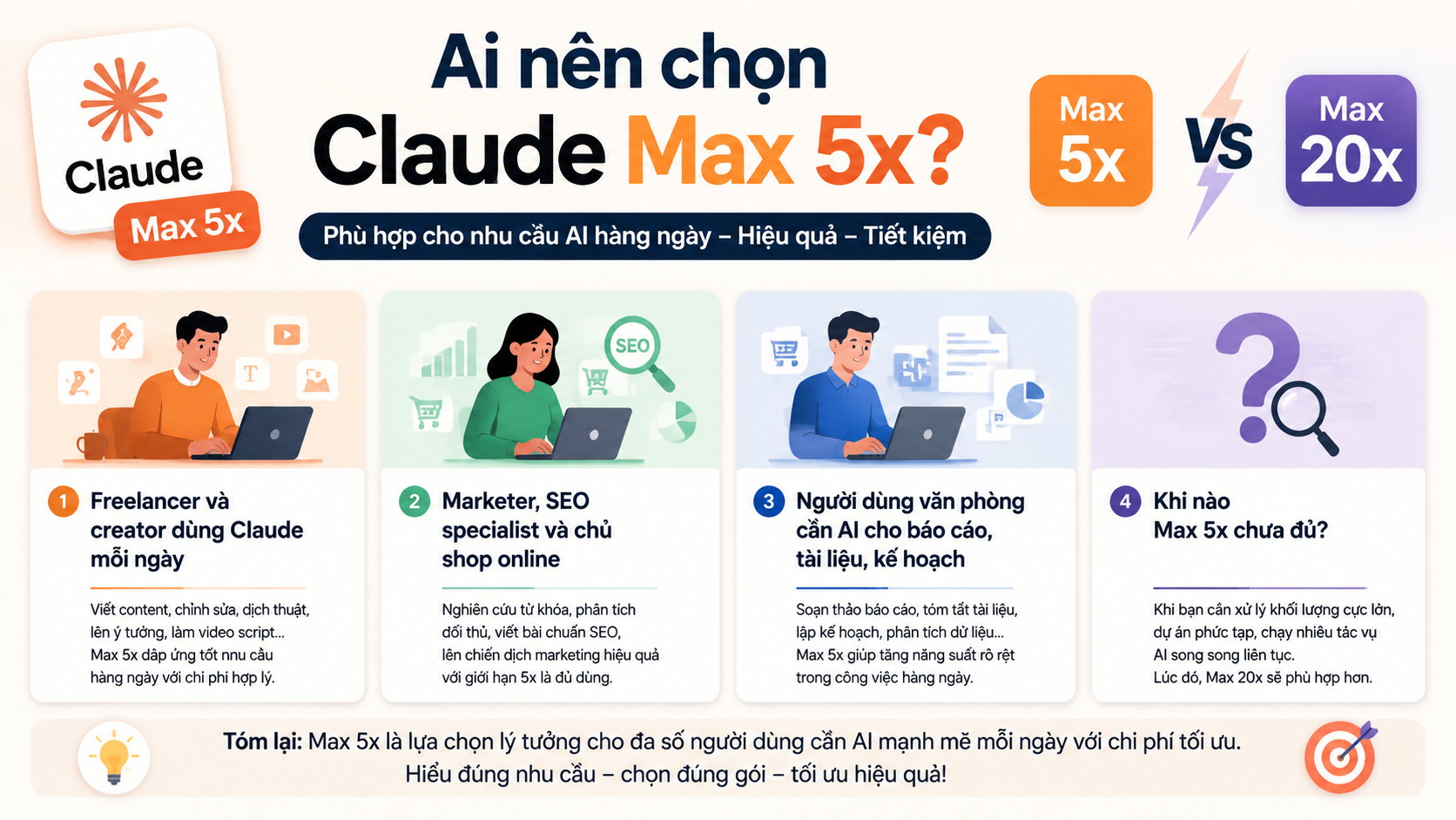 Ai nên chọn Claude Max 5x? - claude max 5x 20x