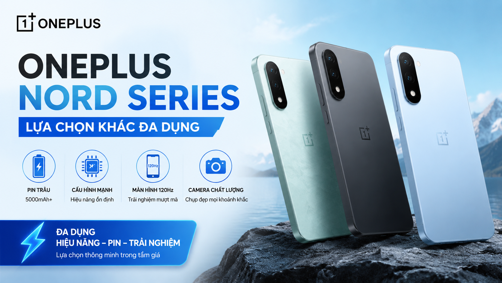 OnePlus Nord series – lựa chọn khác đa dụng - điện thoại tầm trung 2026