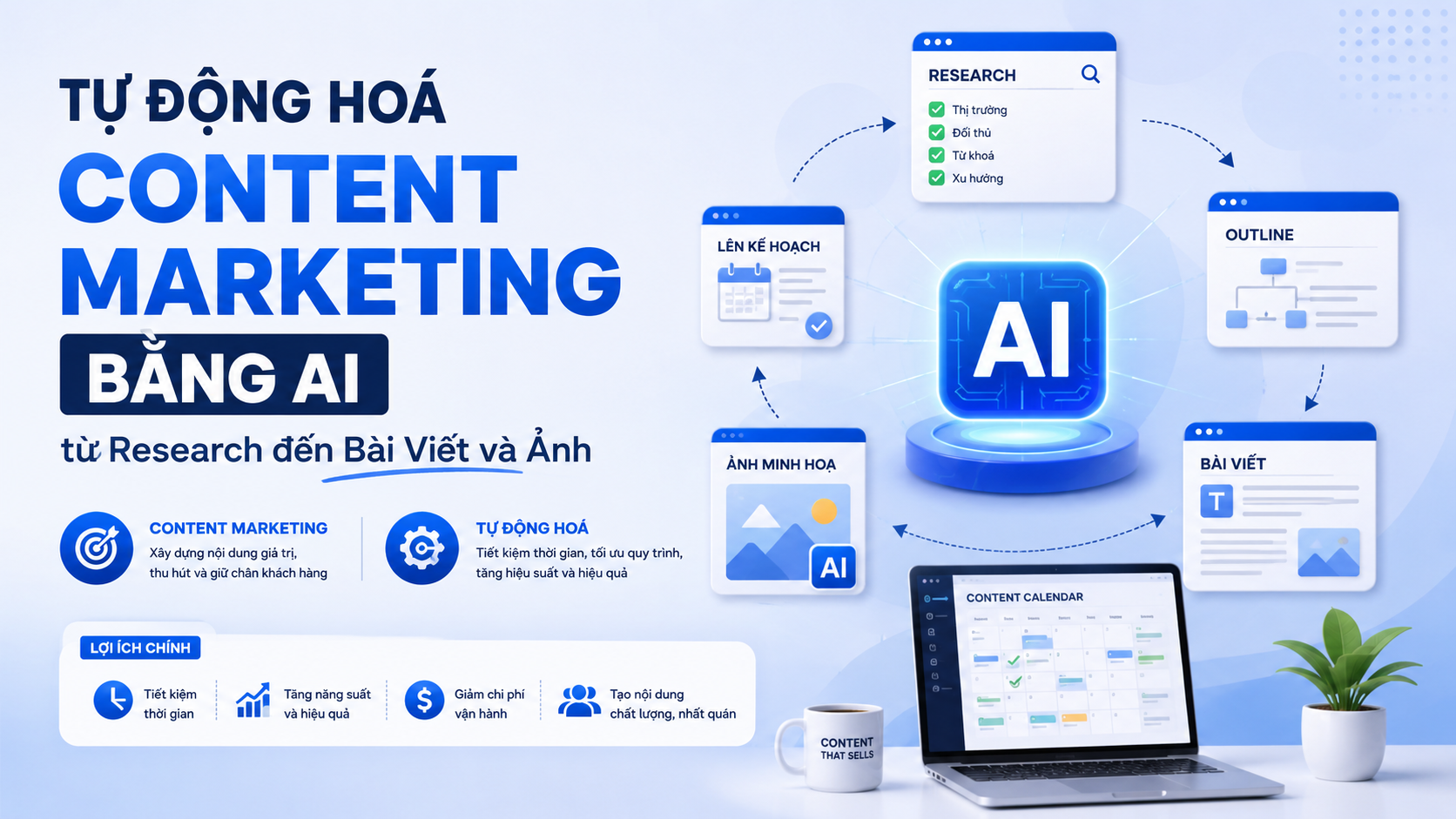 Tổng quan về Content Marketing và tự động hoá Tổng quan về Content Marketing và tự động hoá - Content Marketing