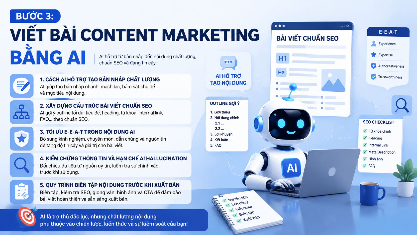Bước 3: Viết Bài Content Marketing Bằng AI Bước 3: Viết Bài Content Marketing Bằng AI - Content Marketing