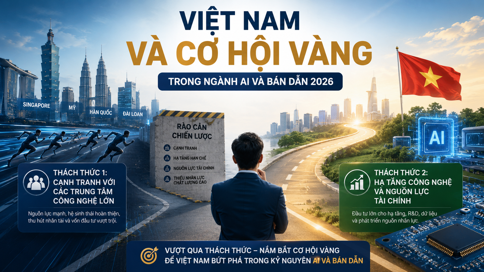 Những thách thức và rào cản chiến lược Những thách thức và rào cản chiến lược - AI và bán dẫn Việt Nam