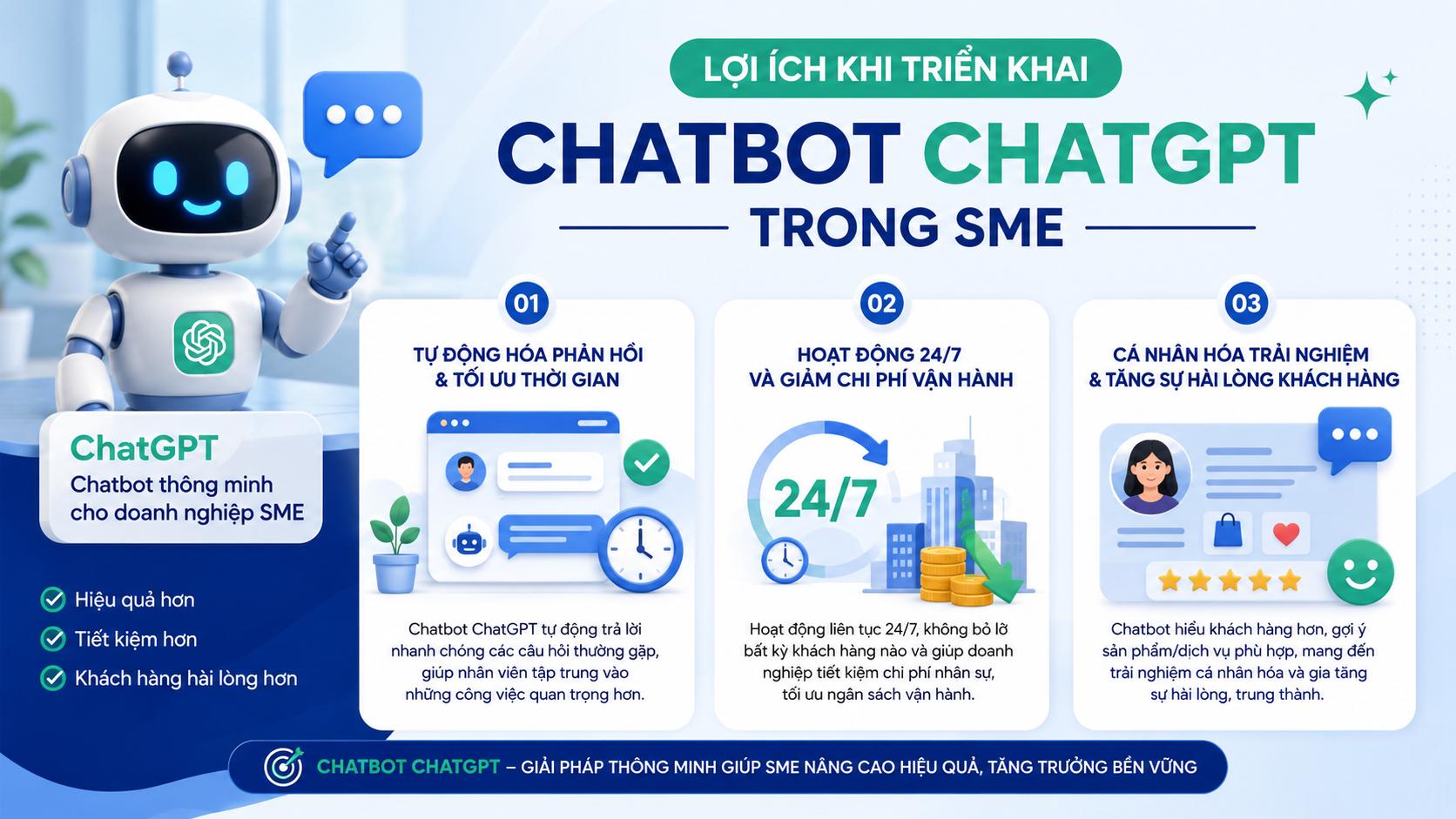 Lợi ích khi triển khai chatbot chatgpt trong SME Lợi ích khi triển khai chatbot chatgpt trong SME - chatbot chatgpt