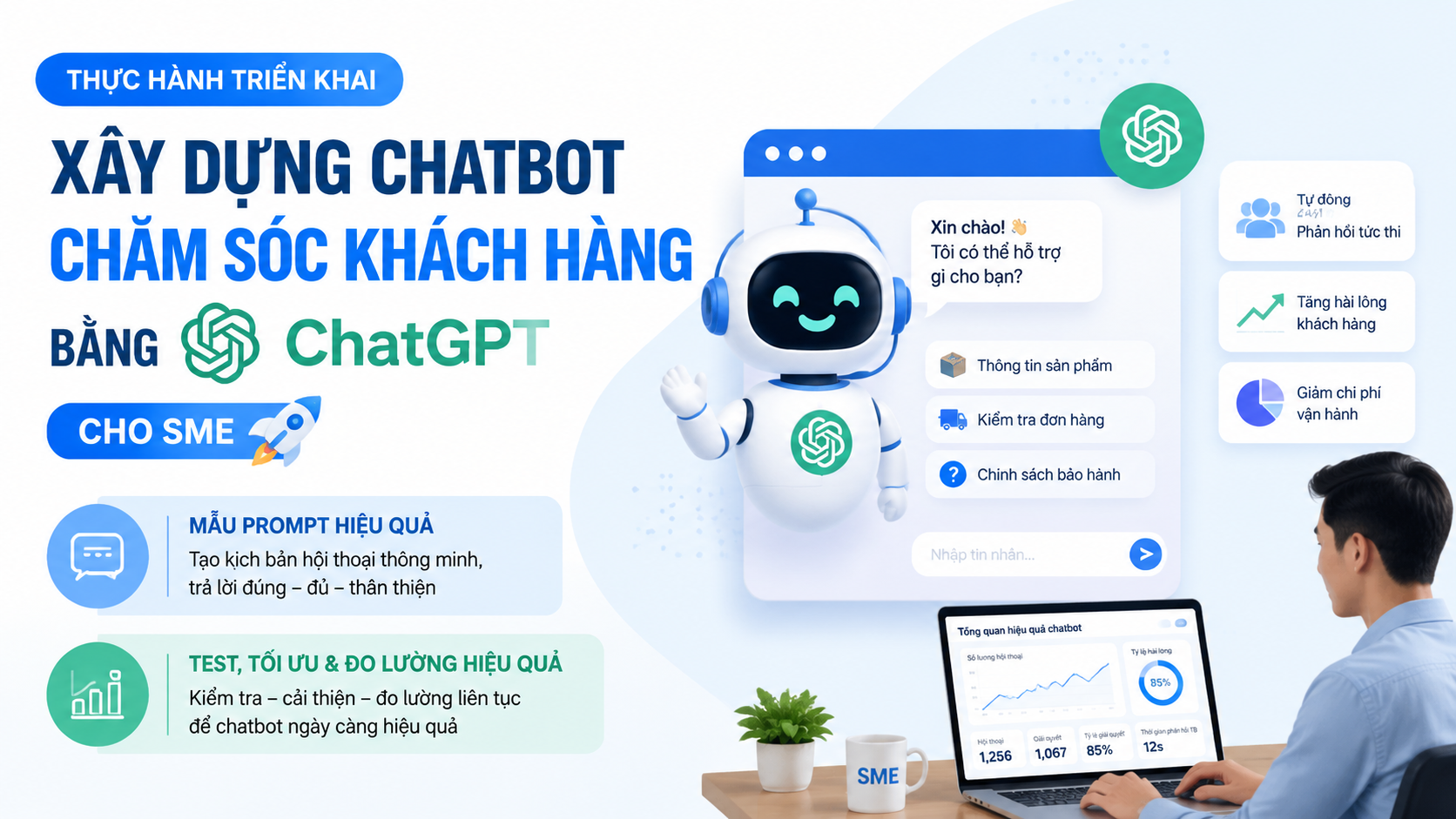 Thực hành triển khai với ví dụ cụ thể Thực hành triển khai với ví dụ cụ thể - chatbot chatgpt