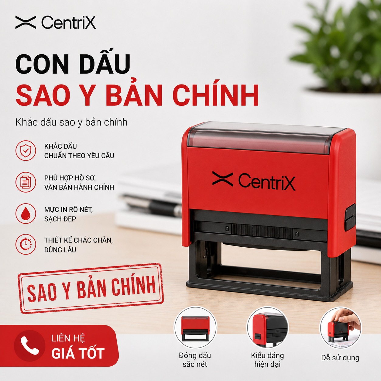 CON DẤU SAO Y BẢN CHÍNH