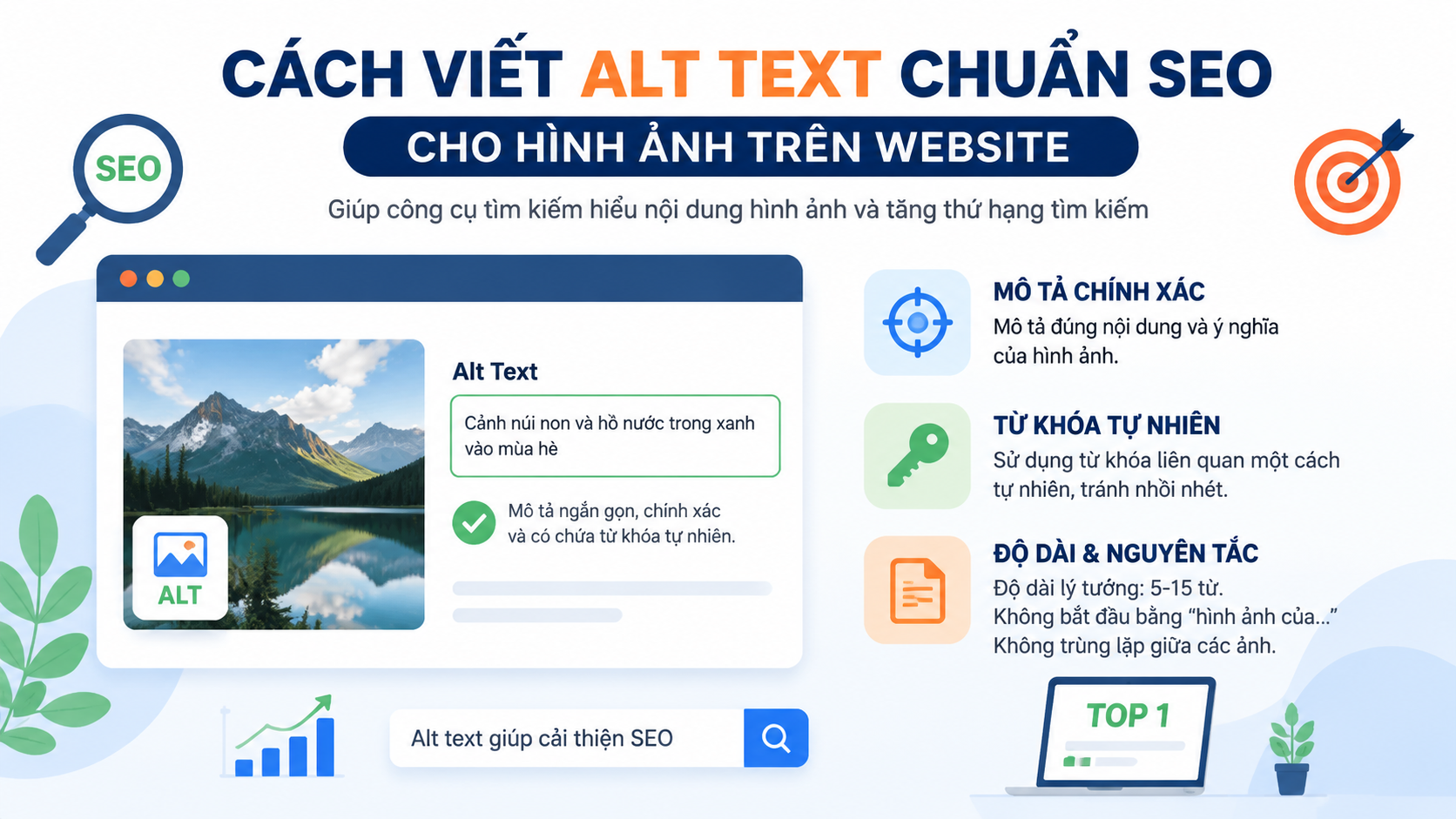 Cách viết alt text chuẩn SEO cho hình ảnh trên website - alt text là gì