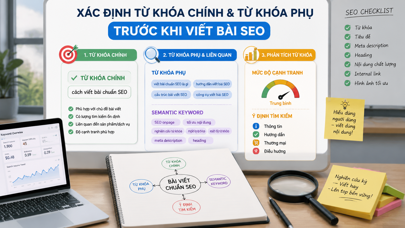 Xác định từ khóa chính và từ khóa phụ trước khi viết bài Xác định từ khóa chính và từ khóa phụ trước khi viết bài - từ khóa chính và từ khóa phụ