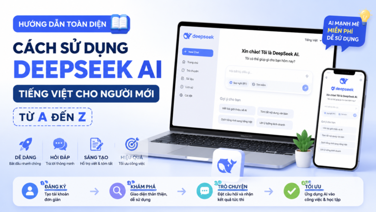 Cách sử dụng DeepSeek AI tiếng Việt cho người mới: Hướng dẫn toàn diện từ A đến Z - cách sử dụng DeepSeek AI, DeepSeek tiếng Việt, DeepSeek online