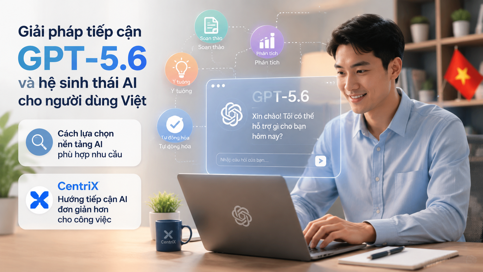 Giải pháp tiếp cận GPT-5.6 và hệ sinh thái AI cho người dùng Việt - cách sử dụng GPT-5.6, GPT-5.6 tiếng Việt, dùng GPT-5.6