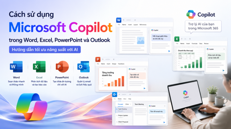 Cách sử dụng Microsoft Copilot trong Word, Excel, PowerPoint và Outlook: Hướng dẫn tối ưu năng suất với AI - cách sử dụng Microsoft Copilot, Copilot Word, Copilot Excel, Copilot PowerPoint