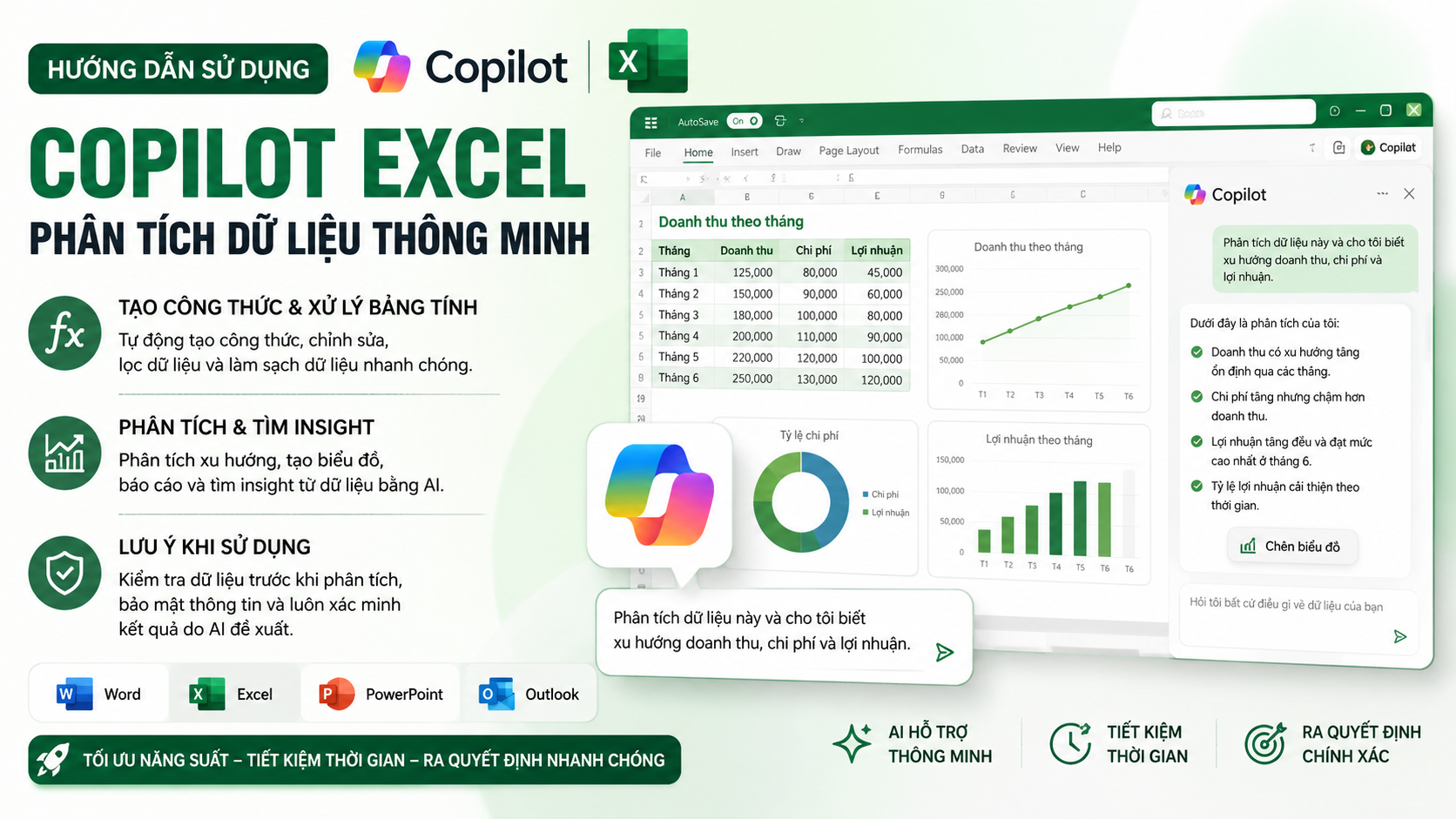 Cách sử dụng Copilot Excel để phân tích dữ liệu thông minh Cách sử dụng Copilot Excel để phân tích dữ liệu thông minh - cách sử dụng Microsoft Copilot, Copilot Word, Copilot Excel, Copilot PowerPoint