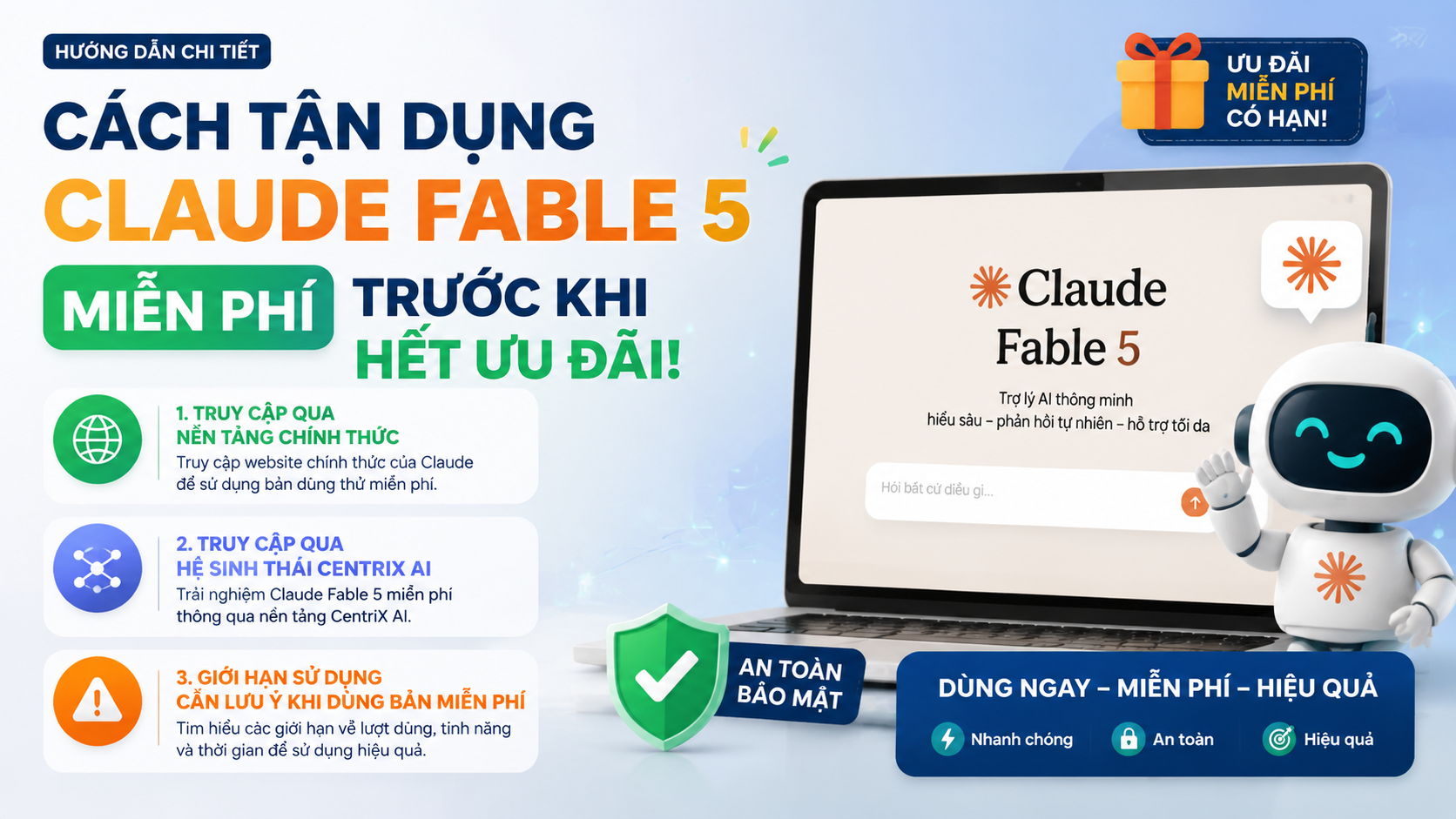 Cách truy cập Claude Fable 5 miễn phí an toàn và hiệu quả - tận dụng claude fable 5 miễn phí