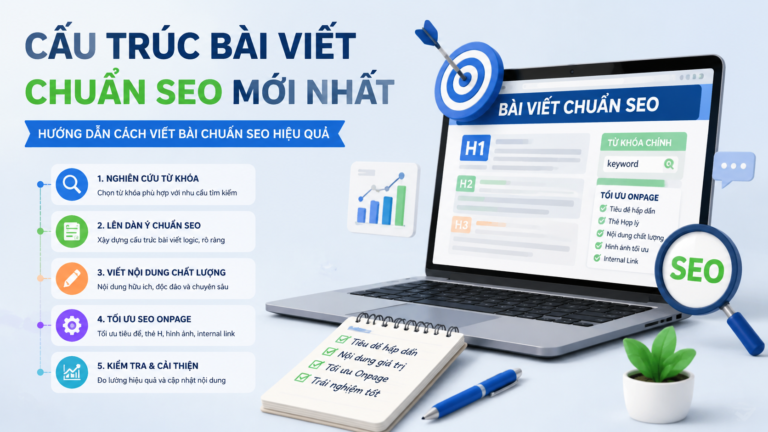 Cấu trúc bài viết chuẩn SEO mới nhất: Hướng dẫn cách viết bài chuẩn SEO hiệu quả - cách viết bài chuẩn SEO