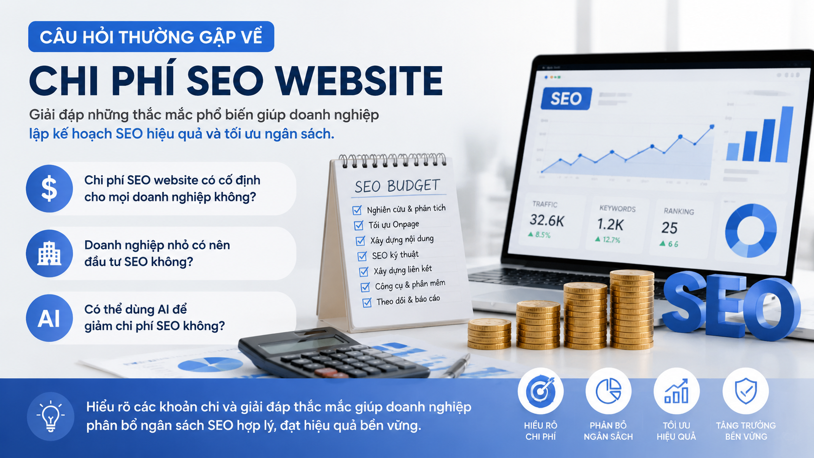 Câu hỏi thường gặp về chi phí SEO website - chi phí SEO website