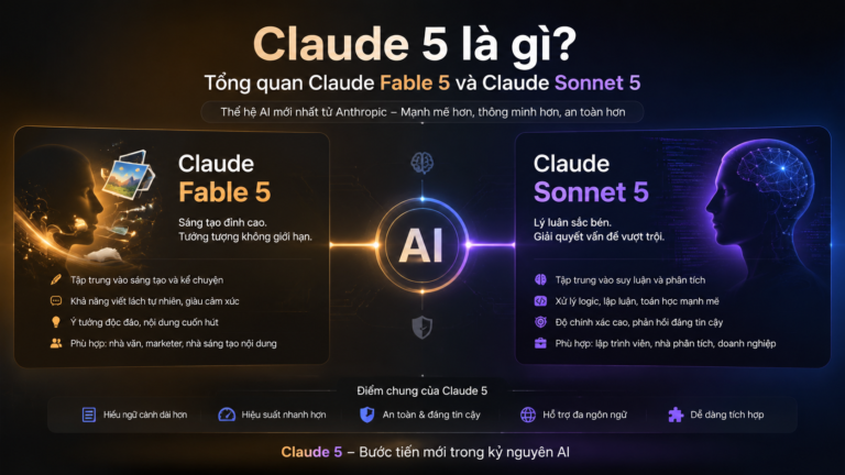 Claude 5 là gì? Tổng quan Claude Fable 5 và Claude Sonnet 5 - Claude 5 là gì, Claude Fable 5, Claude Sonnet 5
