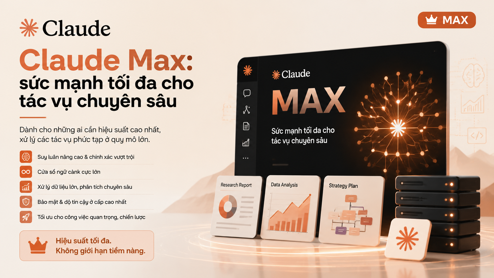Claude Max: sức mạnh tối đa cho tác vụ chuyên sâu - claude free pro max team