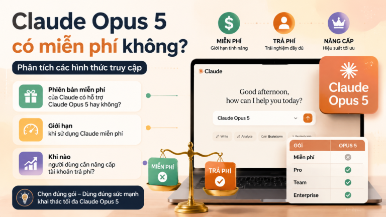 Claude Opus 5 có miễn phí không? Phân tích các hình thức truy cập - Claude Opus 5 có miễn phí không