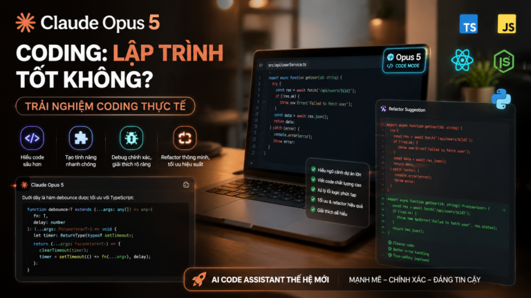Claude Opus 5 coding: Lập trình tốt không? Trải nghiệm coding thực tế - Claude Opus 5 coding